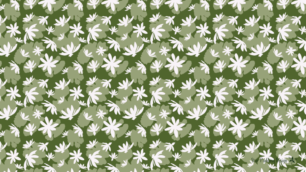 The bloodroot pattern as a computer screen wallpaper download.