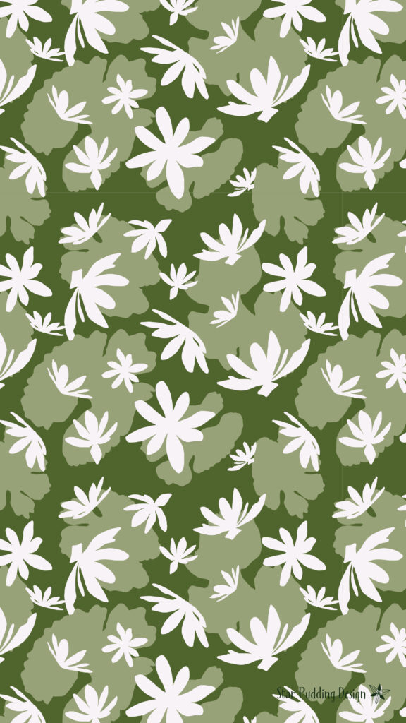 The camping trip pattern as a phone screen wallpaper download.