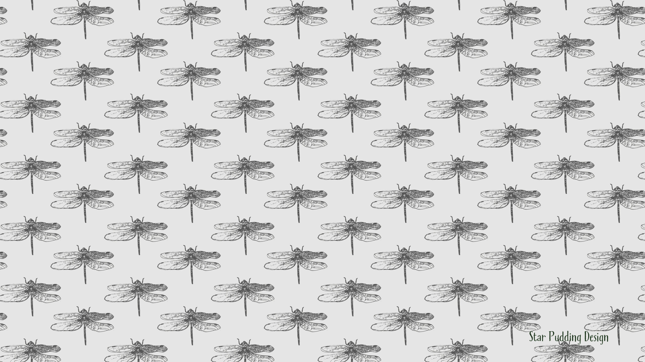 July Digital Wallpaper: Dragonfly