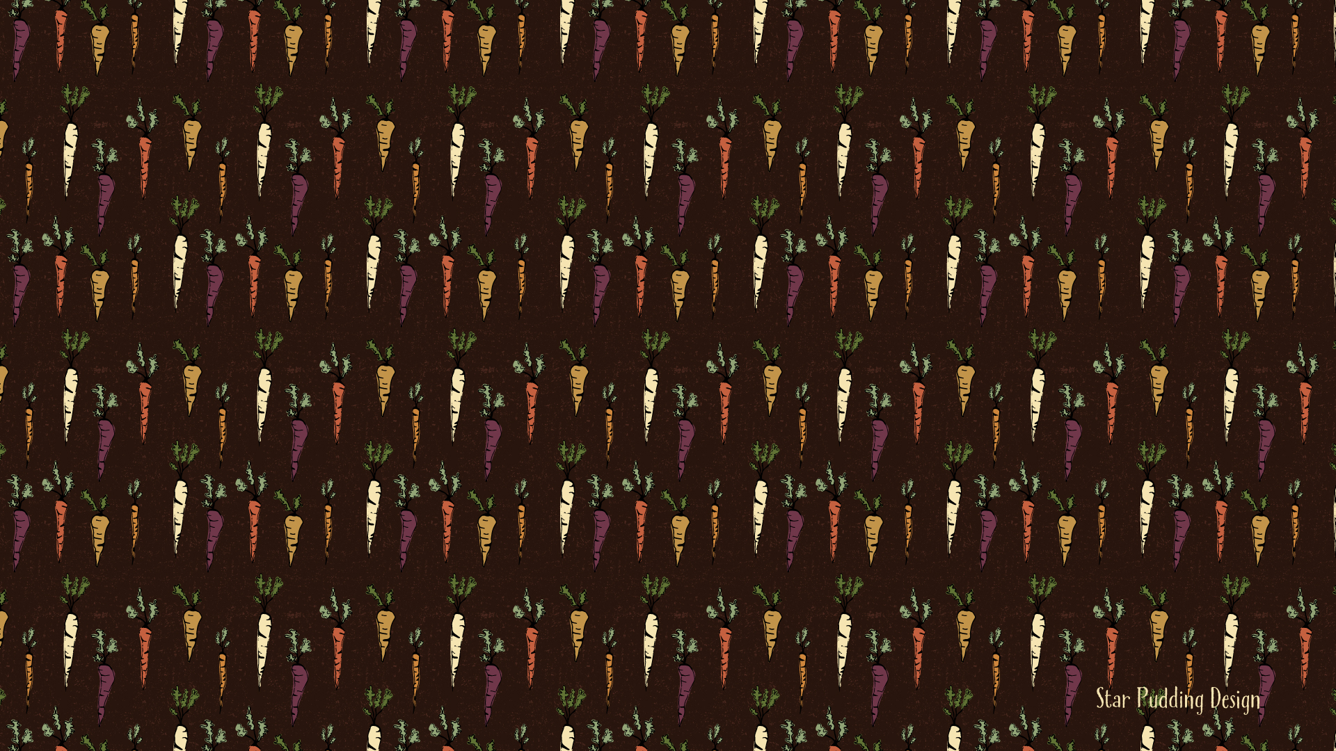 October Digital Wallpaper: Carrots